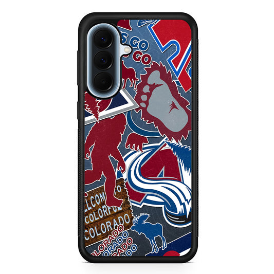 NHL Colorado Avalanche Aesthetic Samsung Galaxy A57 Case | Slim Samsung Galaxy A57 Protective Case