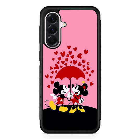 Mickey and Minnie Mouse Samsung Galaxy A56 Case | Samsung Galaxy A56 Protective Rubber Case