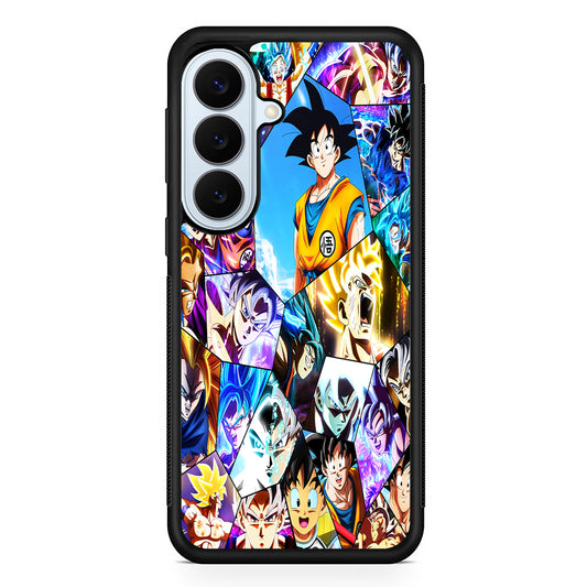 Goku Evolution Collage Samsung Galaxy S26 Plus Case | Slim Protective Rubber Cover