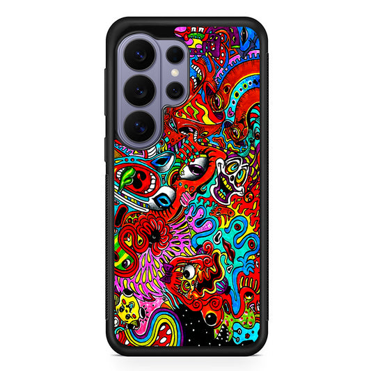 Trippy Aesthetic Colorful Samsung Galaxy S26 Ultra Case | Protective Rubber Cover