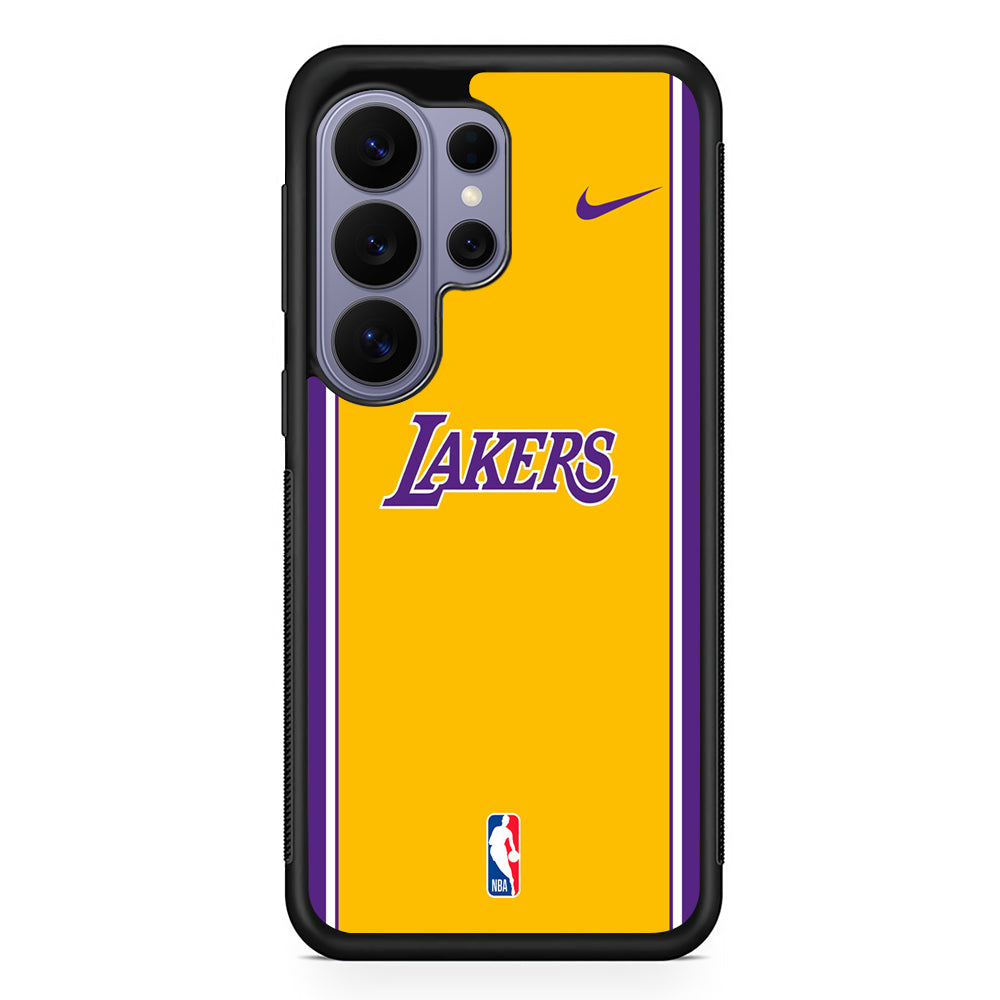 NBA Los Angeles Lakers Yellow Nike Samsung Galaxy S26 Ultra Case | Slim Durable Protective Cover