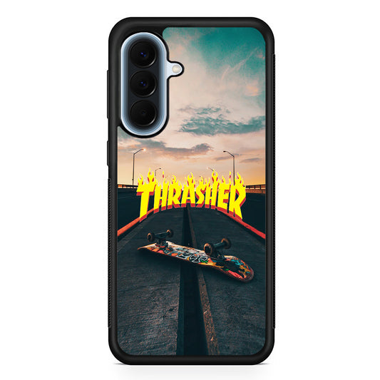 Thrasher Skate Street View Samsung Galaxy A57 Case | Slim Samsung Galaxy A57 Protective Case
