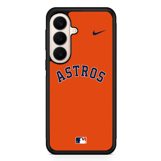 MLB Houston Astros Orange Nike Samsung Galaxy S26 Case – Slim Protective Phone Cover