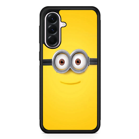 Minion Smiley Face Samsung Galaxy A56 Case | Samsung Galaxy A56 Protective Rubber Case