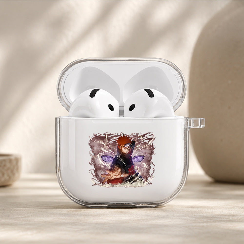 Pain God Of Destruction Protective Apple Airpods 4 Clear Case - Durable Clear Protection