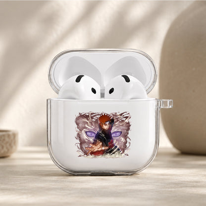 Pain God Of Destruction Protective Apple Airpods 4 Clear Case - Durable Clear Protection