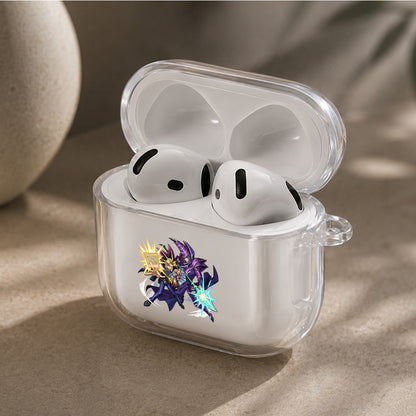 Yu-Gi-Oh Dark Magician Yugi Protective Apple Airpods 4 Clear Case - Durable Clear Protection
