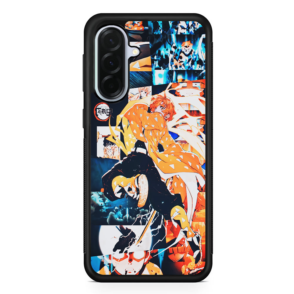 Demon Slayer Zenitsu Aesthetic Samsung Galaxy A36 Case | Durable Samsung Galaxy A36 Protective Case
