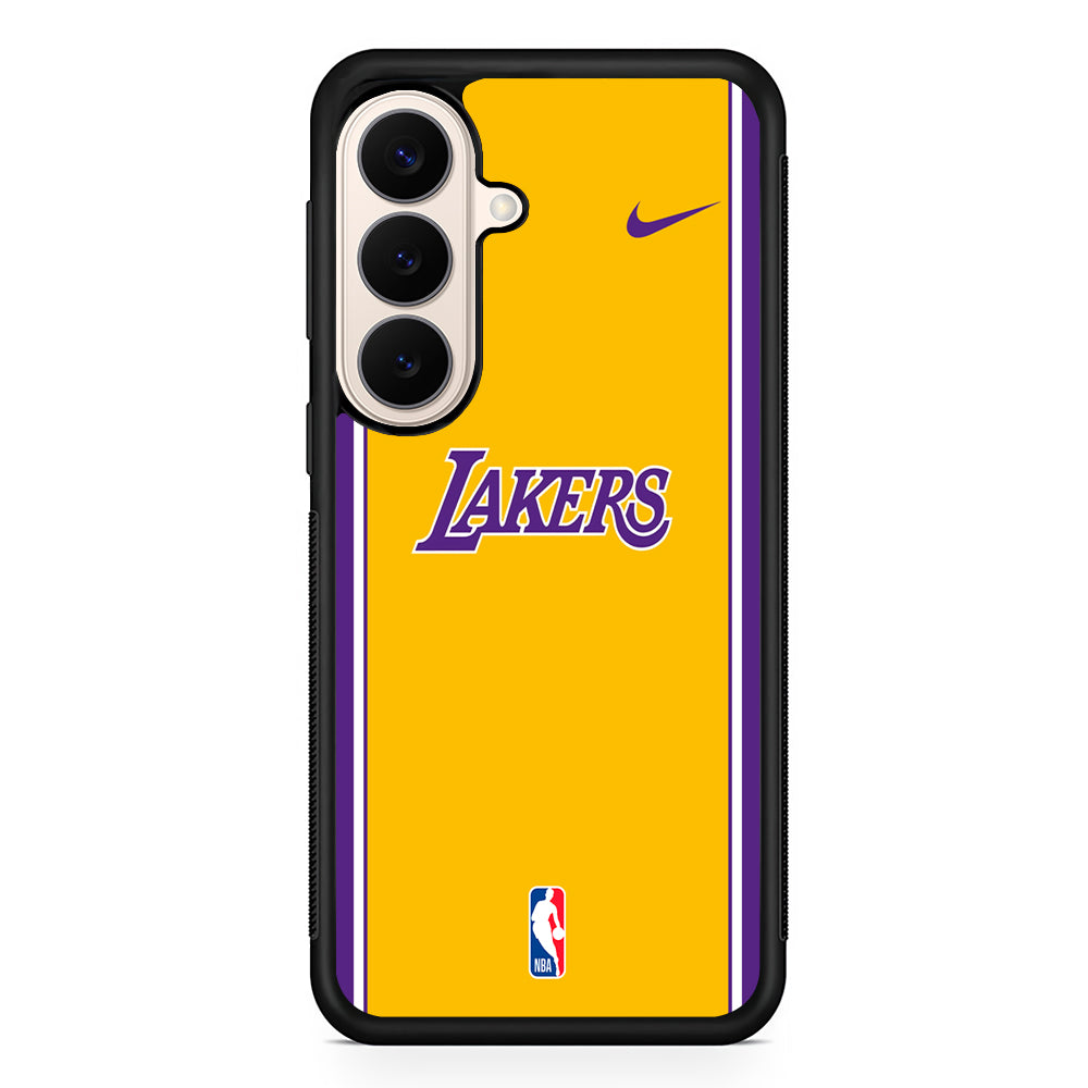 NBA Los Angeles Lakers Yellow Nike Samsung Galaxy S26 Case – Slim Protective Phone Cover