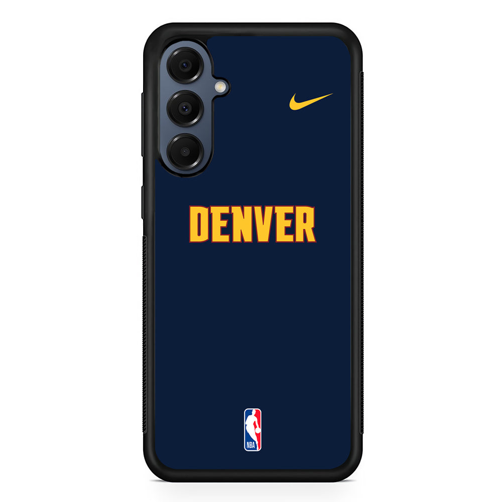 NBA Denver Nuggets Navy Nike Samsung Galaxy A16 Case | Slim Protective Cover for Samsung Galaxy A16