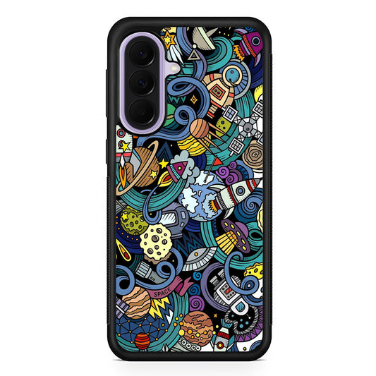 Doodle 002 Samsung Galaxy A37 Case | Samsung Galaxy A37 Rubber Protective Case
