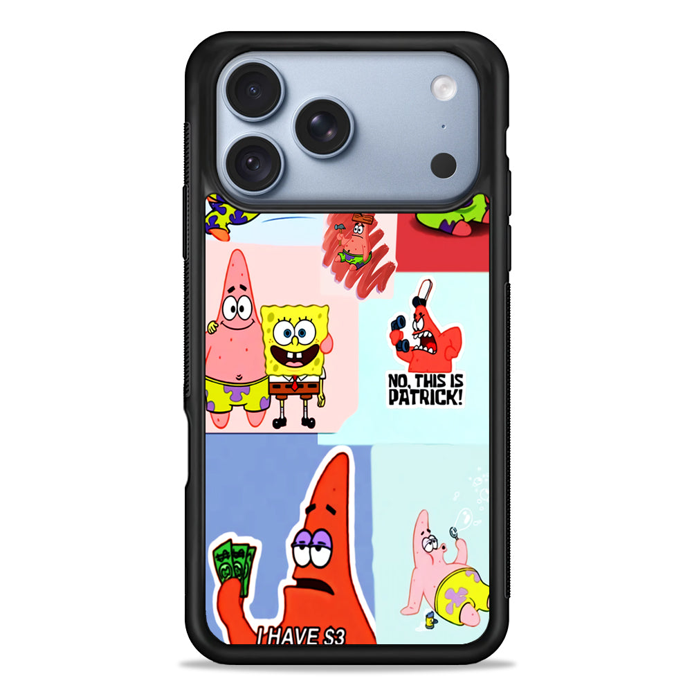 Spongebob Patrick Aesthetic iPhone 18 Pro Case - iPhone 18 Pro Silicone Case