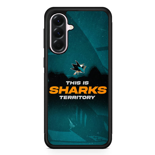 NHL San Jose Sharks Territory Samsung Galaxy A56 Case | Samsung Galaxy A56 Protective Rubber Case