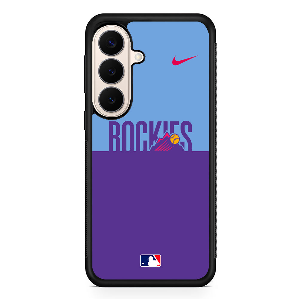 MLB Colorado Rockies Purple Nike Samsung Galaxy S26 Case – Slim Protective Phone Cover