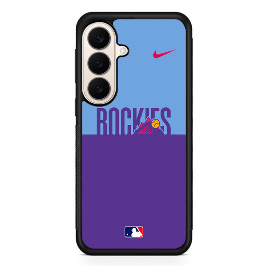 MLB Colorado Rockies Purple Nike Samsung Galaxy S26 Case – Slim Protective Phone Cover