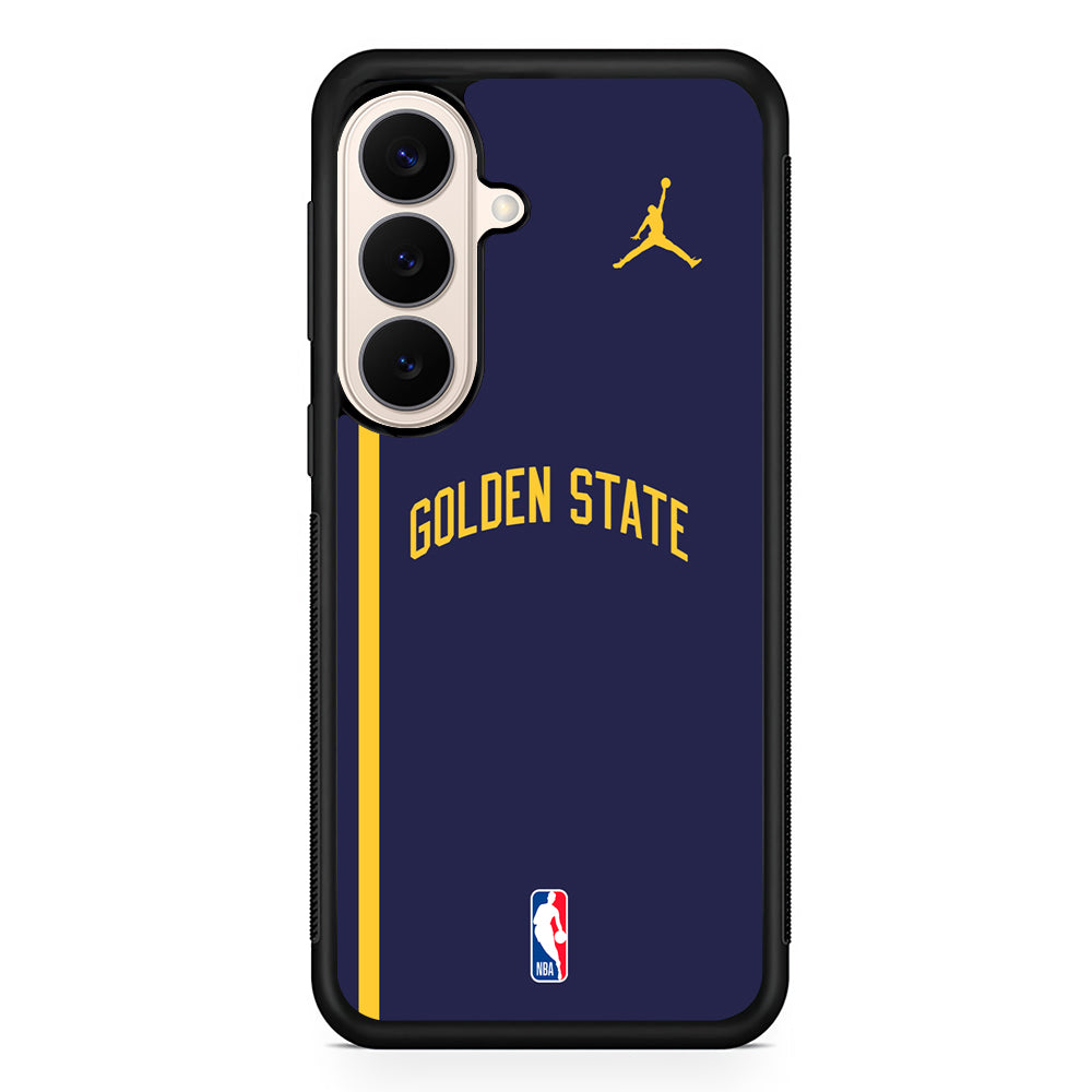 NBA Golden State Warriors Navy Jordan Samsung Galaxy S26 Case – Slim Protective Phone Cover