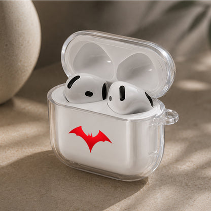Batman Beyond Logo Protective Apple Airpods 4 Clear Case - Durable Clear Protection