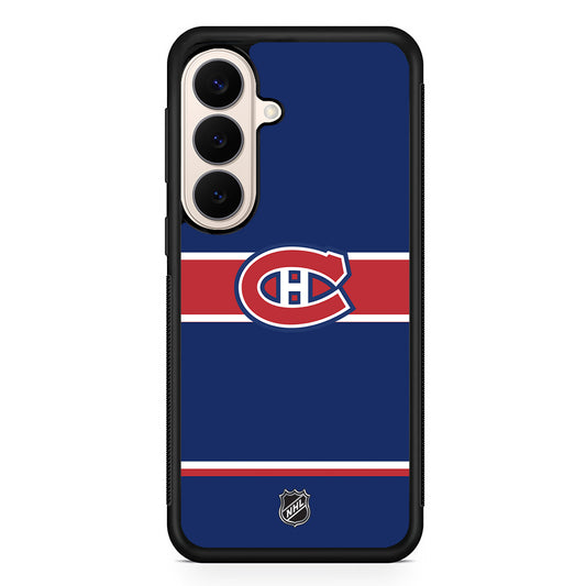 NHL Montréal Canadiens Navy Samsung Galaxy S26 Case | Durable Protective Rubber Cover