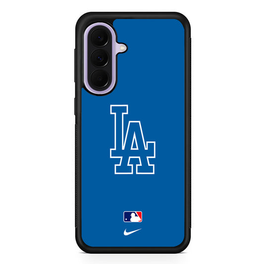 MLB Los Angeles Dodgers Blue Nike Samsung Galaxy A37 Case | Samsung Galaxy A37 Rubber Protective Case