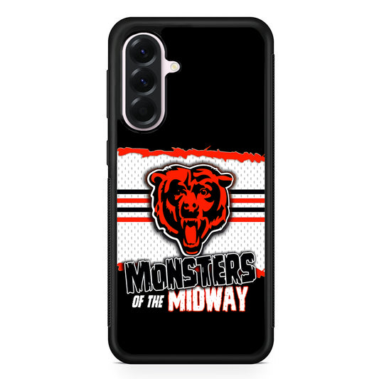 NFL Chicago Bears Monsters Samsung Galaxy A56 Case | Samsung Galaxy A56 Protective Rubber Case
