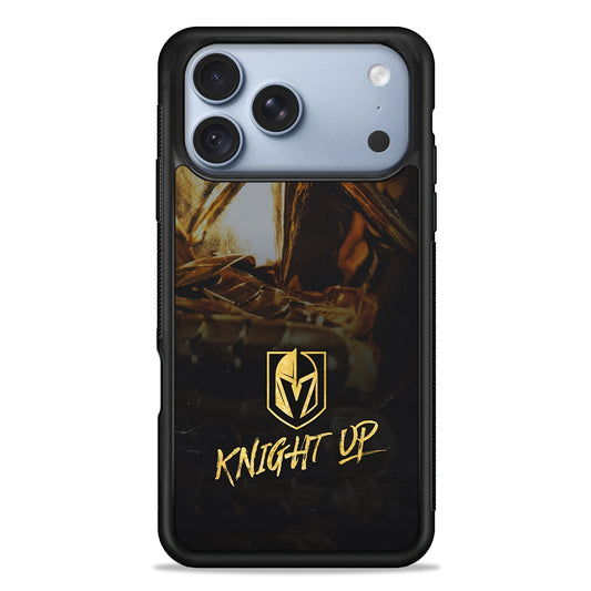 NHL Vegas Golden Knights Up iPhone 18 Pro Case - iPhone 18 Pro Silicone Case