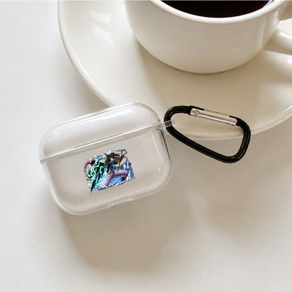 Mihawk Strongest Swordsman Protective Apple AirPods Pro 3 Clear Case | Shockproof Cover