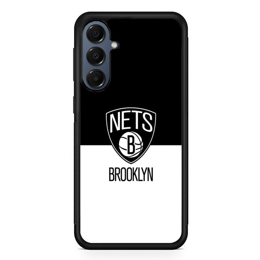 NBA Brooklyn Nets Black White Samsung Galaxy A16 Case | Slim Protective Cover for Samsung Galaxy A16