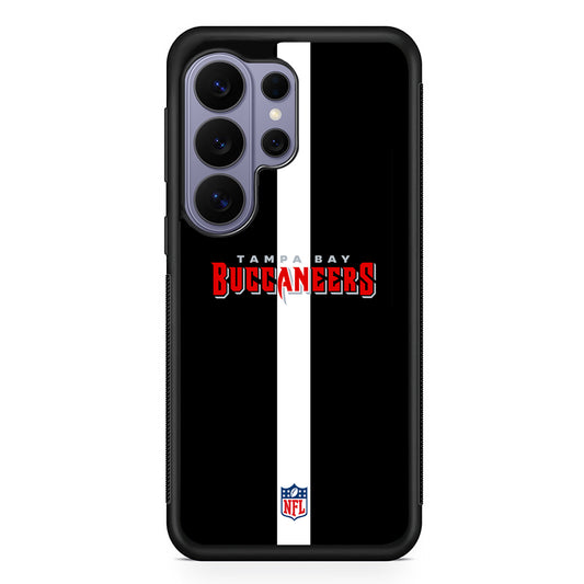 NFL Tampa Bay Buccaneers Black Samsung Galaxy S26 Ultra Case | Protective Rubber Cover