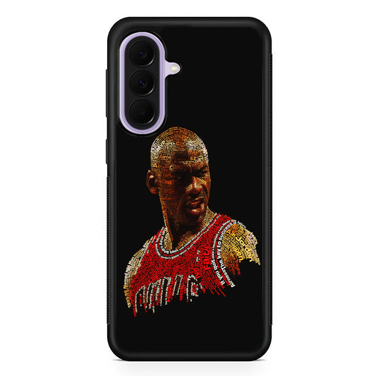 Jordan Typography Art Samsung Galaxy A37 Case | Samsung Galaxy A37 Rubber Protective Case