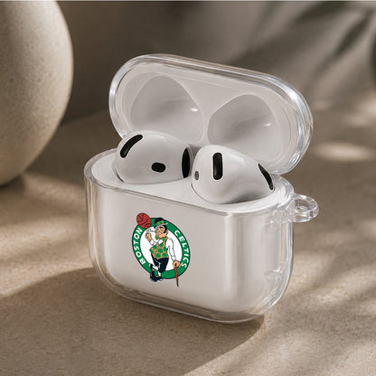 NBA Boston Celtics Logo Protective Apple Airpods 4 Clear Case - Durable Clear Protection