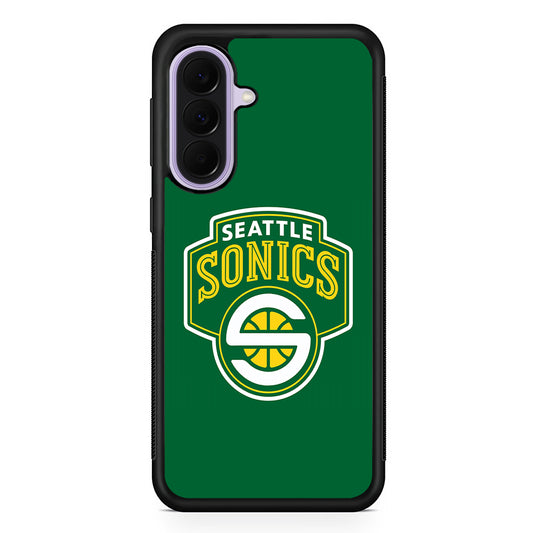 Seattle SuperSonics Logo Samsung Galaxy A37 Case | Samsung Galaxy A37 Rubber Protective Case