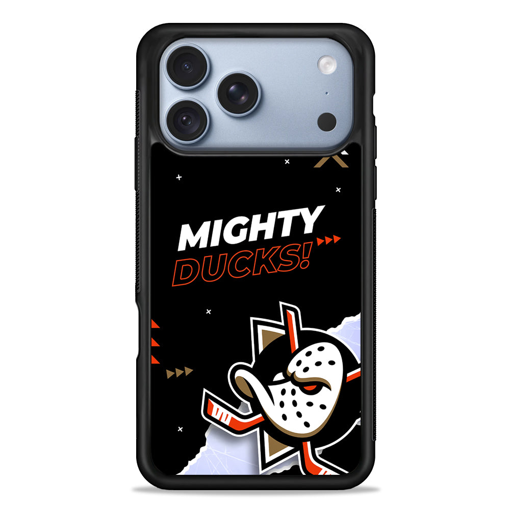 NHL Anaheim Ducks Mighty iPhone 18 Pro Case - iPhone 18 Pro Silicone Case