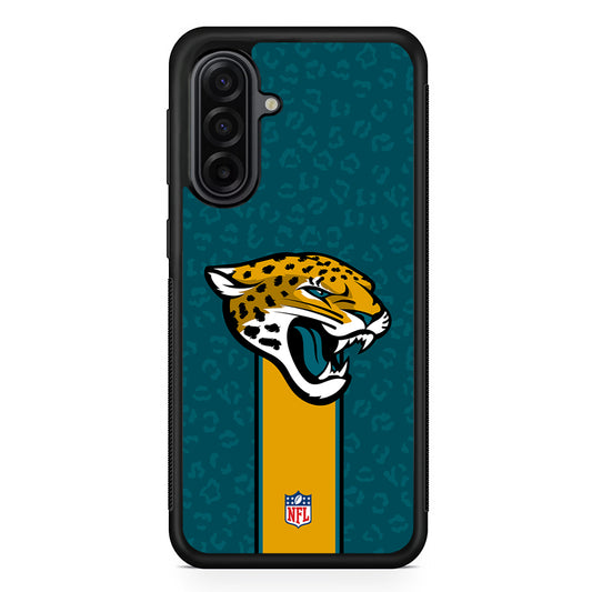 NFL Jacksonville Jaguars Pattern Samsung Galaxy A17 Case | Durable Rubber Samsung Galaxy A17 Phone Case