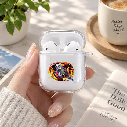 Kakashi's Mangekyou Sharingan Protective Clear Case Cover For Apple Airpods | Soft Silicone AirPods 1 / 2 Case | Protective Cover