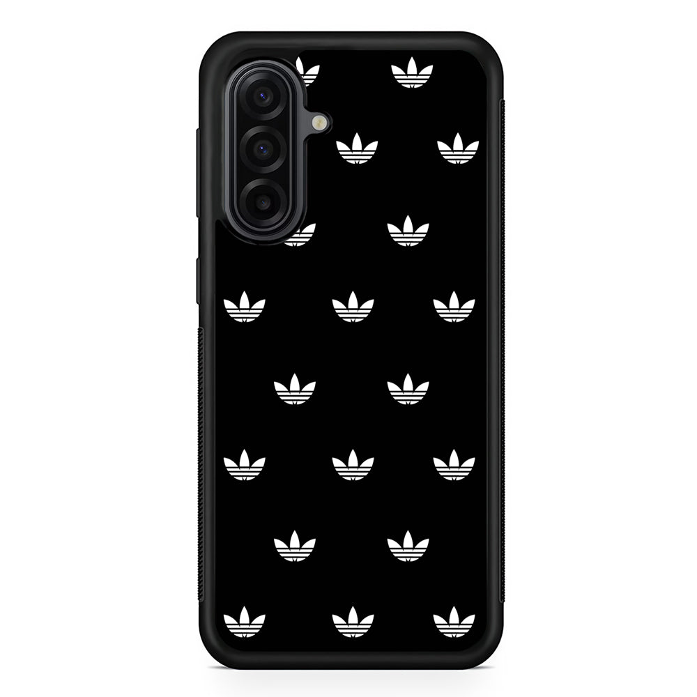 Adidas Doodle In Black Samsung Galaxy A17 Case | Durable Rubber Samsung Galaxy A17 Phone Case