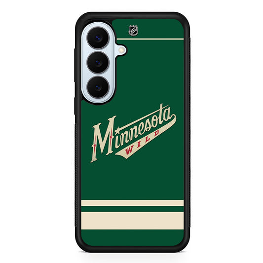NHL Minnesota Wild Team Samsung Galaxy S26 Plus Case | Slim Protective Rubber Cover