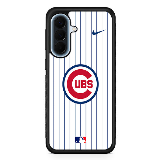 MLB Chicago Cubs White Nike Samsung Galaxy A57 Case | Slim Samsung Galaxy A57 Protective Case
