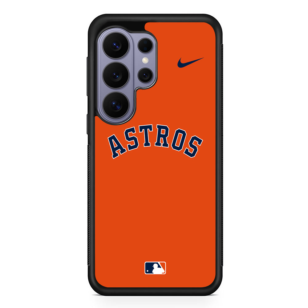 MLB Houston Astros Orange Nike Samsung Galaxy S26 Ultra Case | Slim Durable Protective Cover