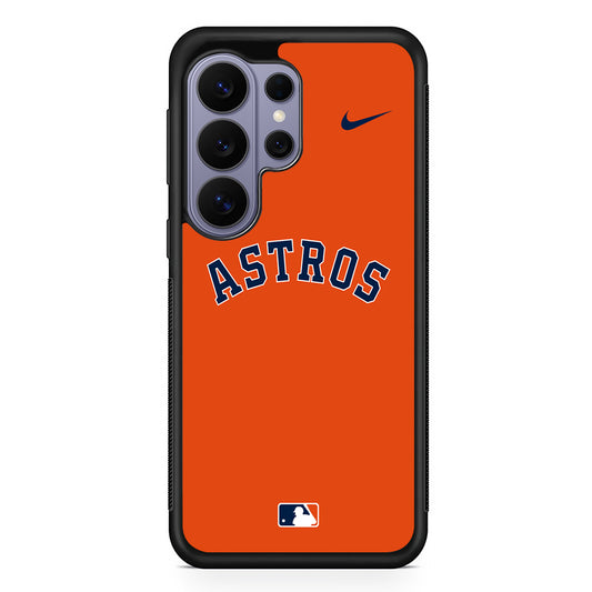 MLB Houston Astros Orange Nike Samsung Galaxy S26 Ultra Case | Slim Durable Protective Cover