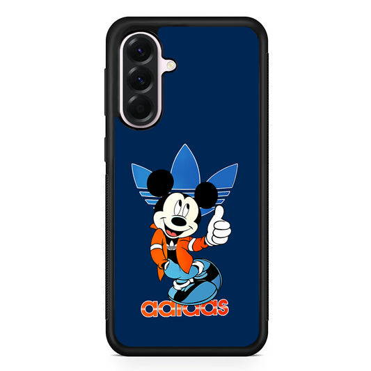 Adidas Mickey Mouse Stylish Samsung Galaxy A56 Case | Samsung Galaxy A56 Protective Rubber Case