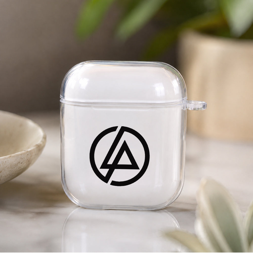 Linkin Park Logo Protective Clear Case Cover For Apple Airpods | Soft Silicone AirPods 1 / 2 Case | Protective Cover