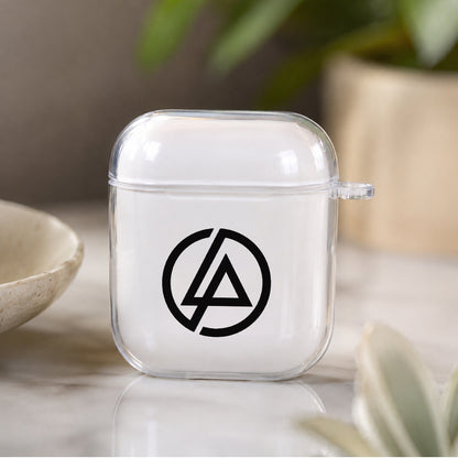 Linkin Park Logo Protective Clear Case Cover For Apple Airpods | Soft Silicone AirPods 1 / 2 Case | Protective Cover