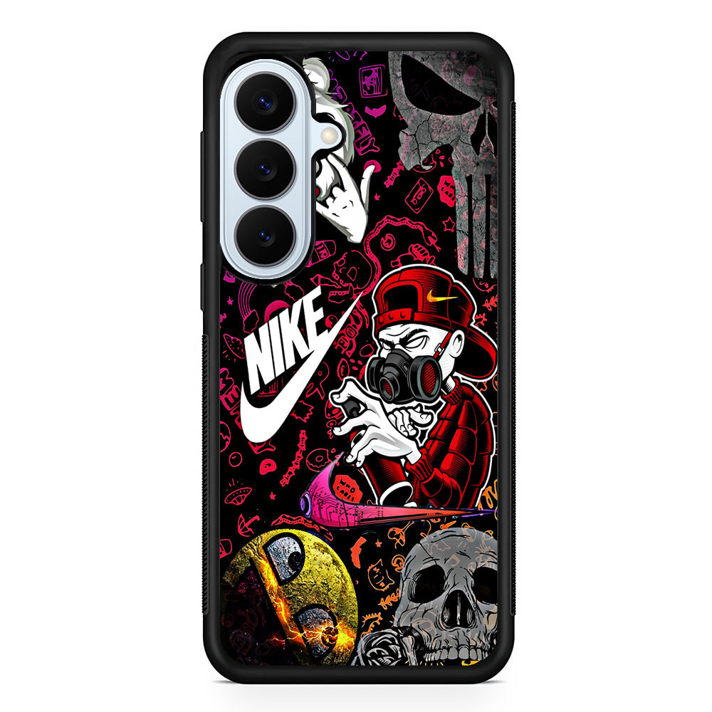 Nike Graffiti Sticker Art Samsung Galaxy S26 Plus Case | Lightweight Protective Phone Cover