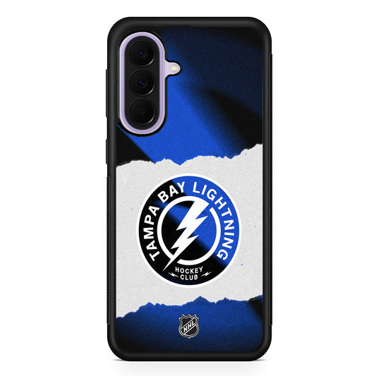 NHL Tampa Bay Lightning Club Samsung Galaxy A37 Case | Samsung Galaxy A37 Rubber Protective Case