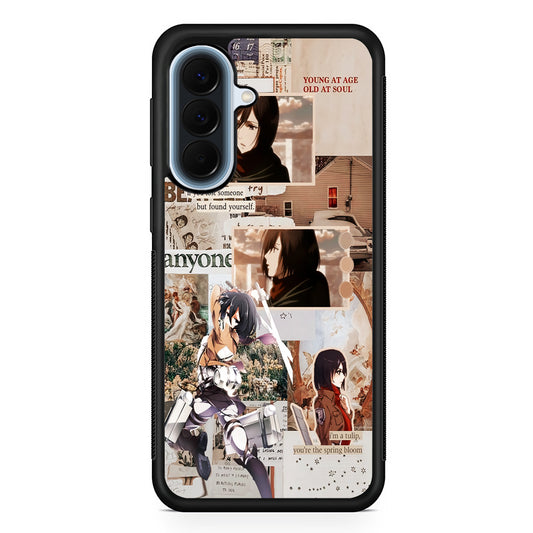 Mikasa Attack On Titan Aesthetic Samsung Galaxy A57 Case | Slim Samsung Galaxy A57 Protective Case