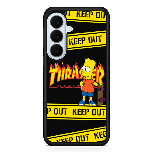 Thrasher Bart Danger Line Samsung Galaxy S26 Plus Case | Lightweight Protective Phone Cover