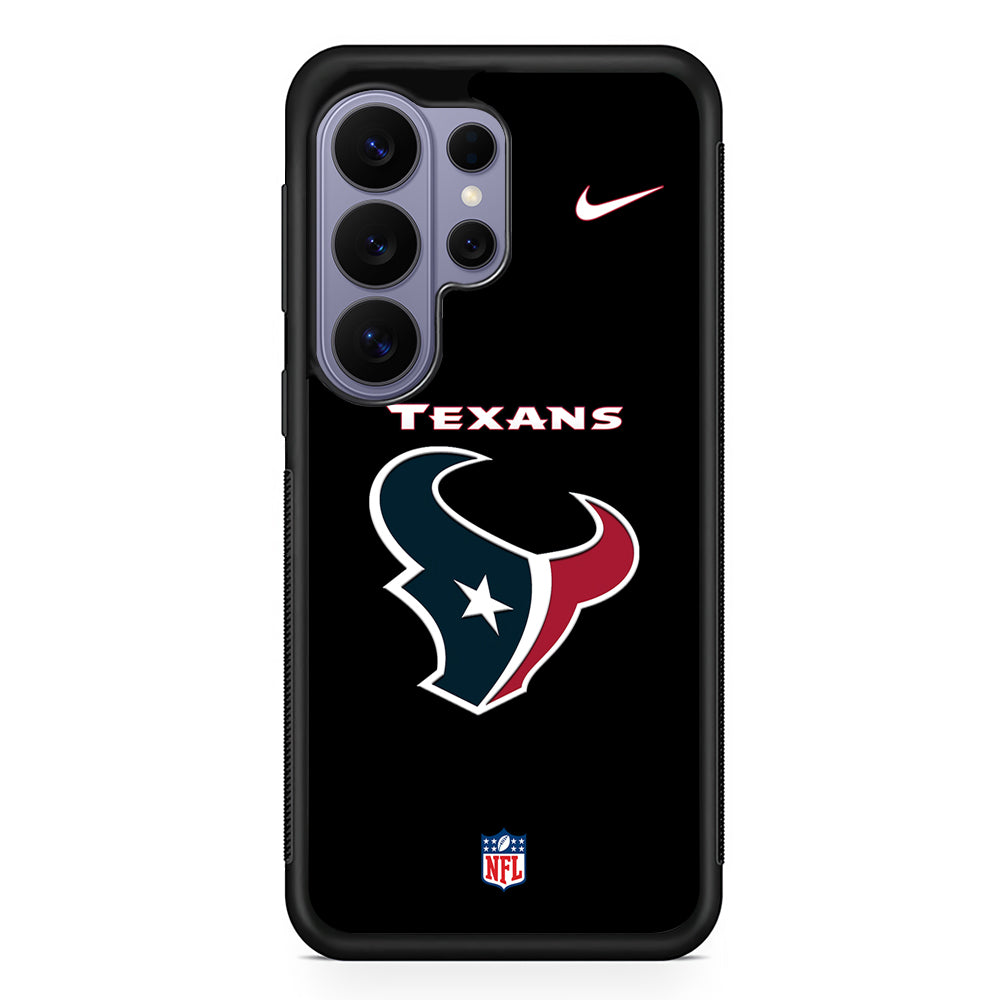 NFL Houston Texans Black Nike Samsung Galaxy S26 Ultra Case | Slim Durable Protective Cover