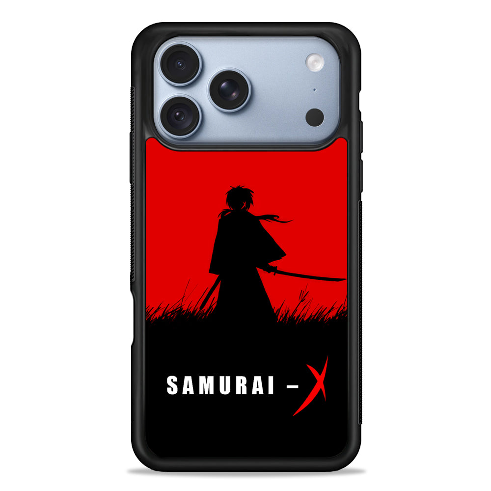 Samurai X Silhouette Poster iPhone 18 Pro Case - iPhone 18 Pro Silicone Case