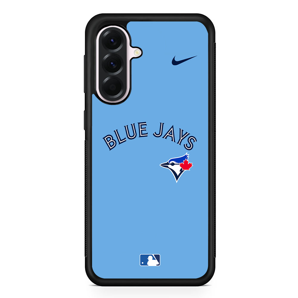 MLB Toronto Blue Jays Blue Nike Samsung Galaxy A56 Case | Samsung Galaxy A56 Protective Rubber Case