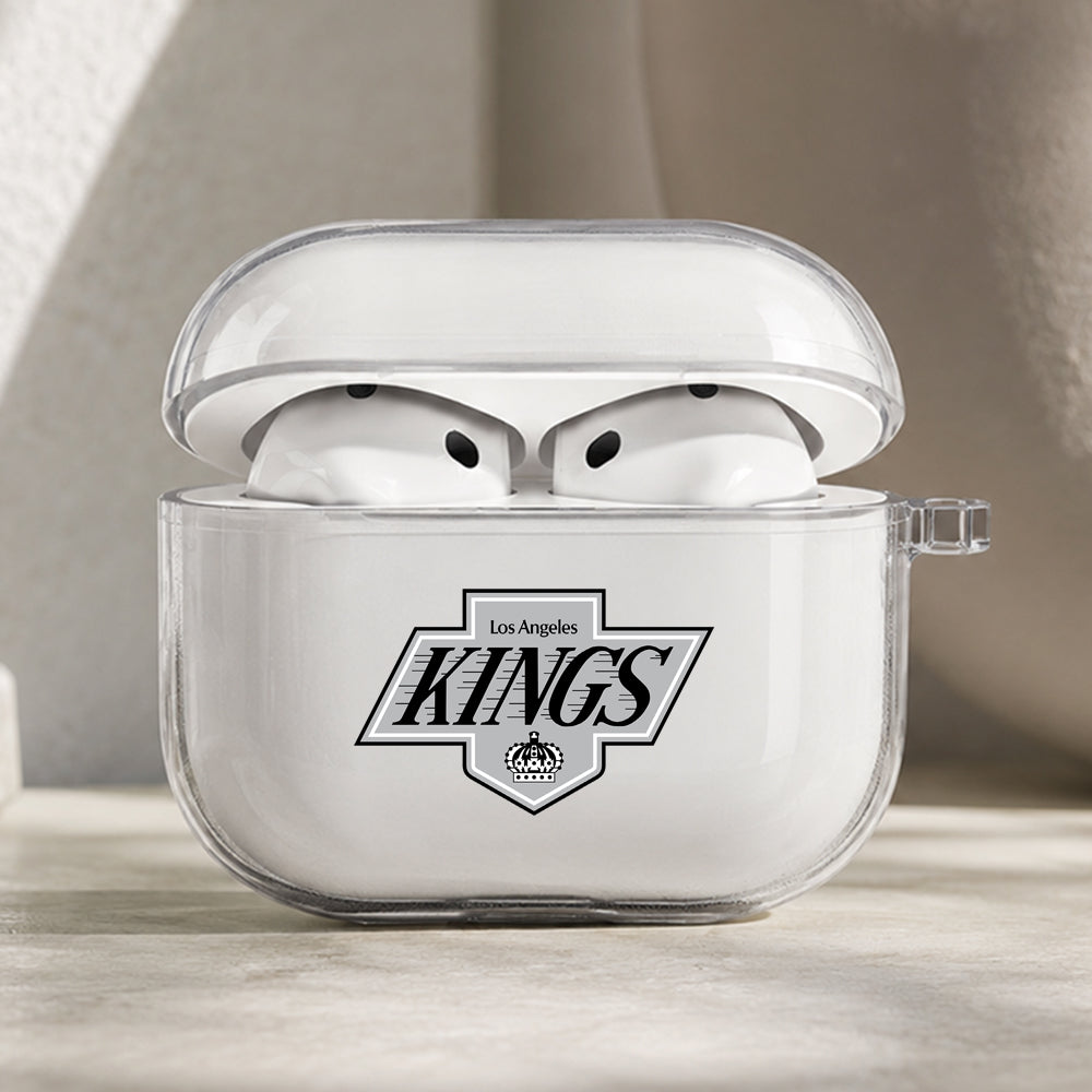 NHL Los Angeles Kings Symbol Protective Apple AirPods Pro 3 Clear Case | Shockproof Cover